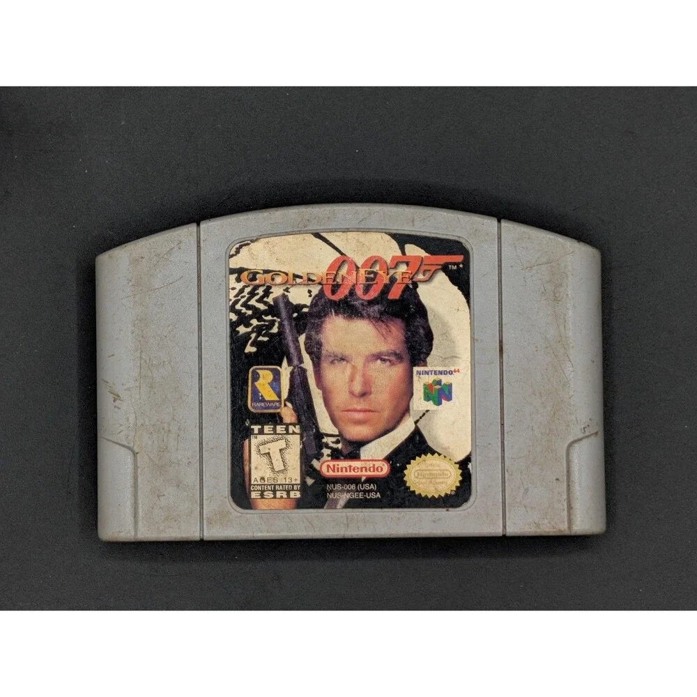 GoldenEye 007 N64 Nintendo 64 Cartridge Tested Working James Bond Label Wear